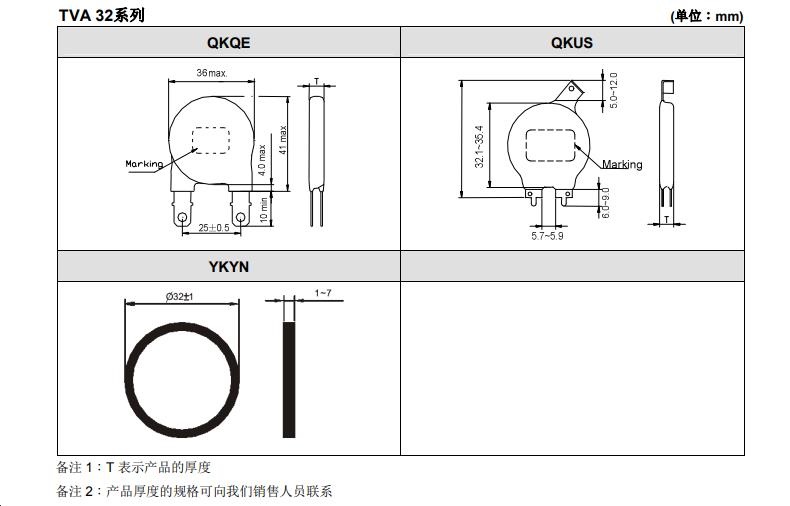 压敏电阻结构