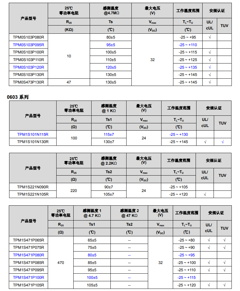 电气特性