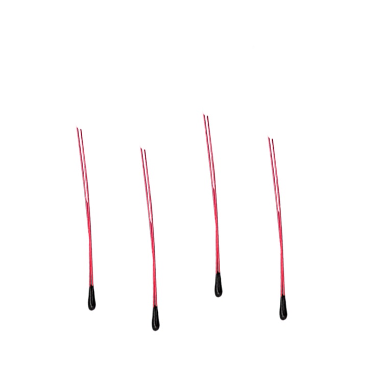 Microminiature varnished wire NTC thermistor